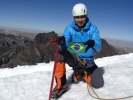 O alpinista Hlio Fenrich no monte Denali
