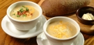 Sopa, vinho e chocolate